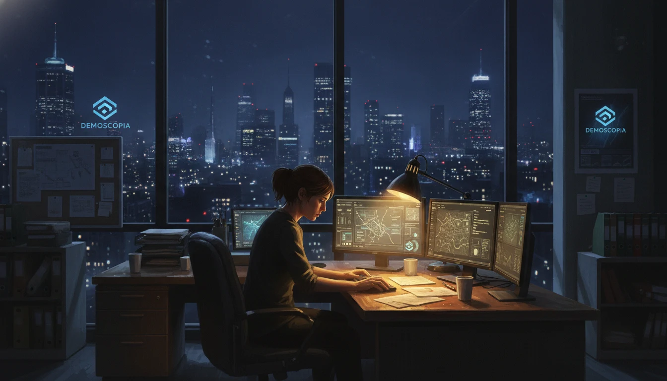 Office, late night